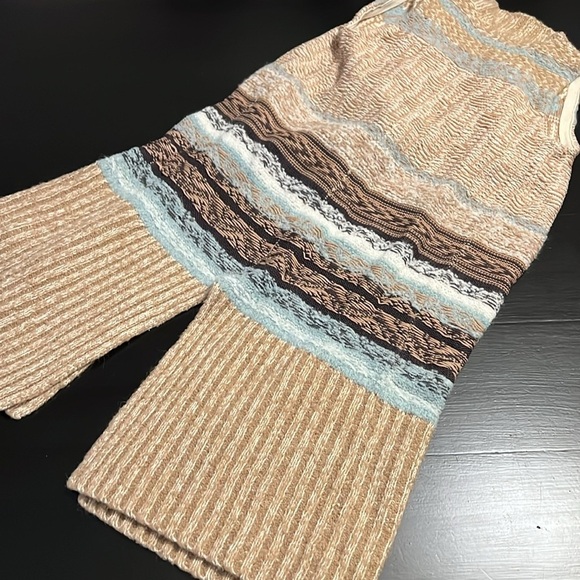 Anthropologie Sleeping on Snow Alpaca Wool Oullins Jacquard Duster Vest - Picture 4 of 4